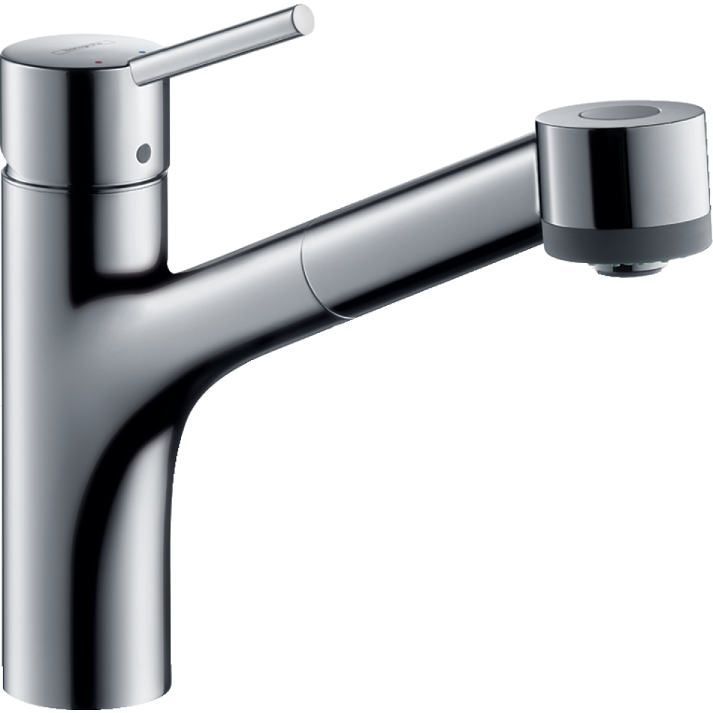 Смеситель для кухонной мойки hansgrohe Talis M52 170, с вытяжным душем 2jet 32841000, хром