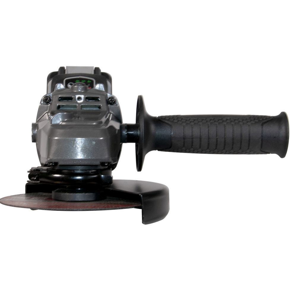 Аккумуляторная угловая шлифмашина ИНТЕРСКОЛ УШМ-125/36ВМЭ, 36 В, 125 мм, 8500 об/мин, с 2 АКБ 2 Ач и ЗУ, в кейсе