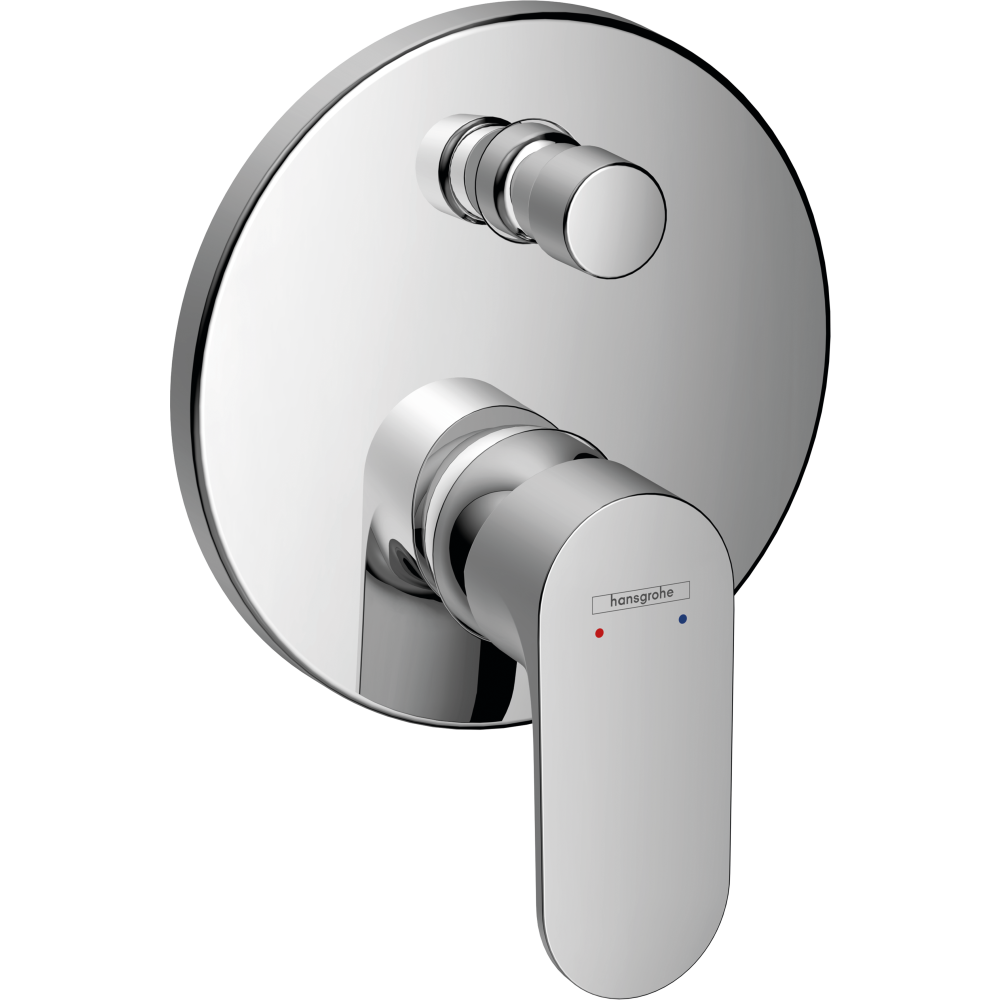 Внешняя часть смесителя для ванны hansgrohe Rebris S скрытого монтажа 72466000, хром