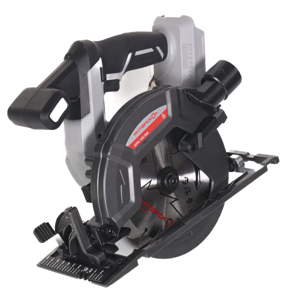 Аккумуляторная дисковая пила ИНТЕРСКОЛ ДПА-165/36В, 36 В, 165 мм, 5000 об/мин, без АКБ и ЗУ (817.0.0.70)