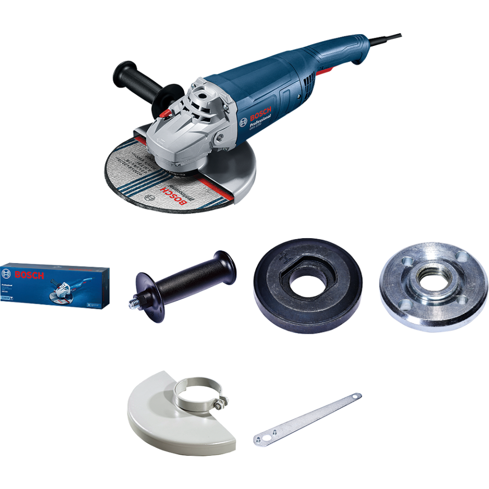 Угловая шлифмашина Bosch GWS 2200, 2200 Вт, 230 мм, 6500 об/мин (0.601.8C1.320)