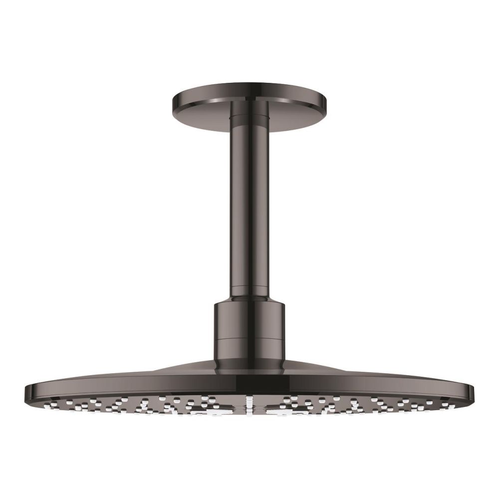 Верхний душ GROHE Rainshower SmartActive 310, 2 режима, 142 мм, темный графит глянцевый (26477A00)
