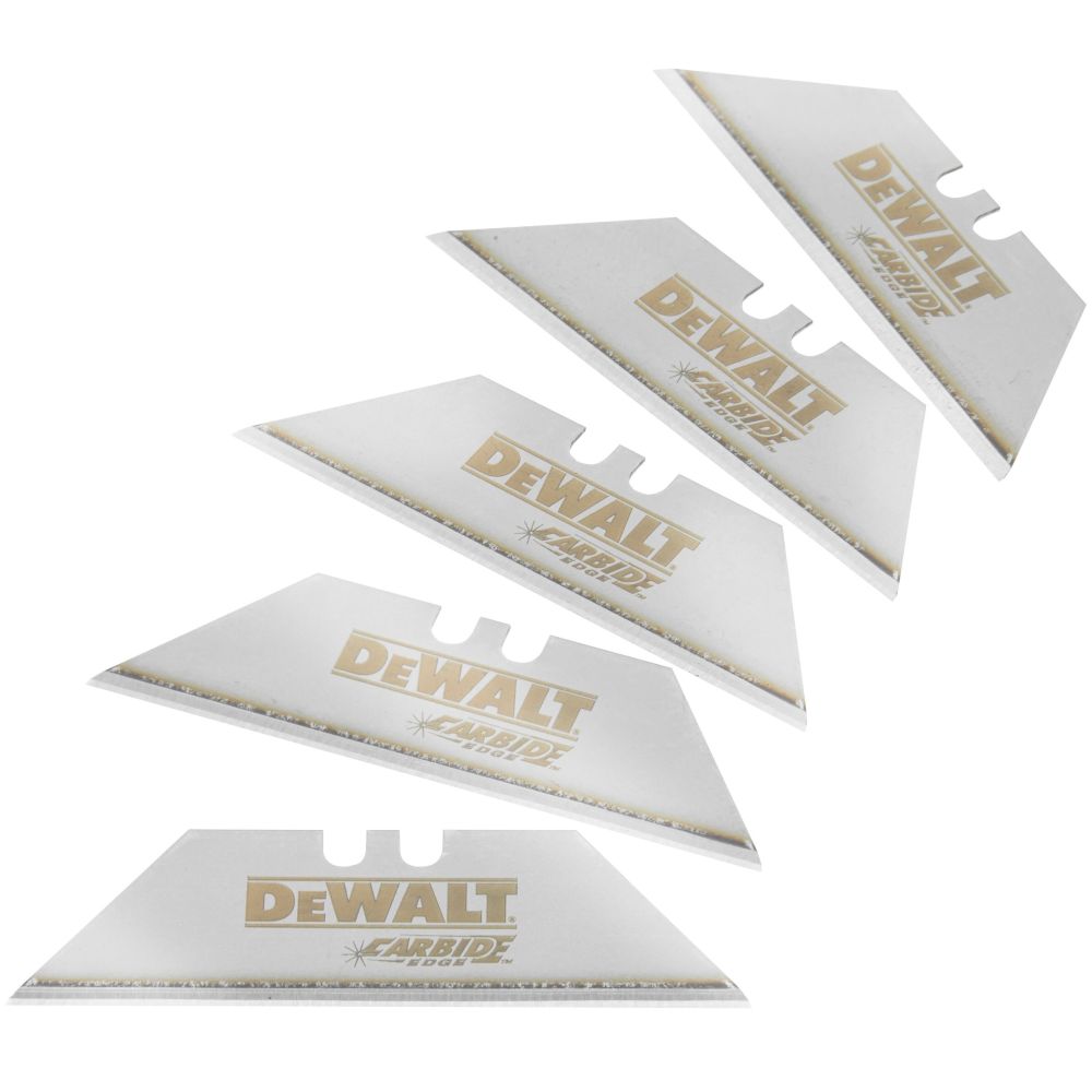 Лезвие для ножа DEWALT DWHT0-11131, трапециевидное, 61х18 мм, 5 шт.