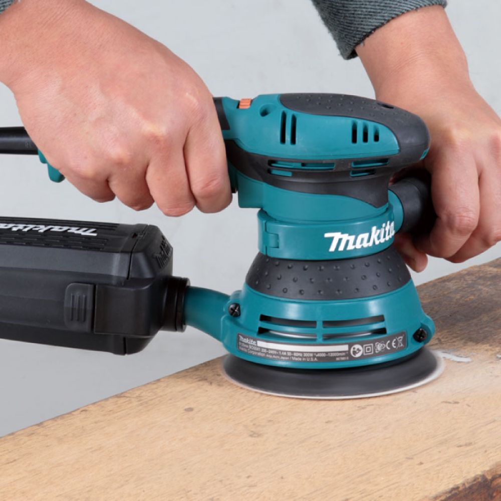 Эксцентриковая шлифмашина Makita BO5040, 300 Вт, 125 мм, 12000 кол/мин