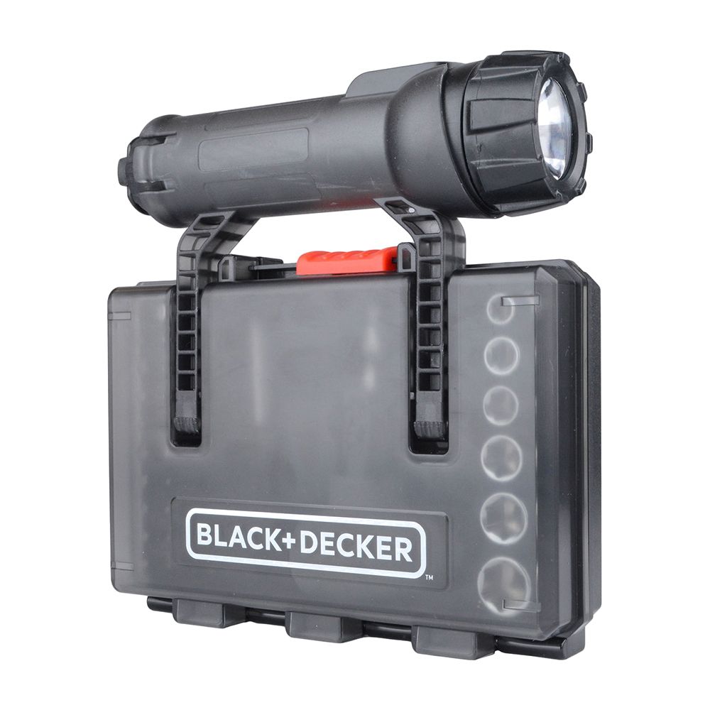Набор (светодиодный фонарь, отвертка, головки, биты, жилетка) BLACK+DECKER A7224