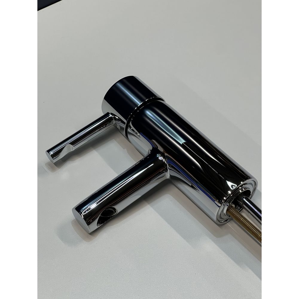 Смеситель для раковины GROHE Essence с донным клапаном и гигиеническим душем, S-size, хром (32535000/U), уцененный товар