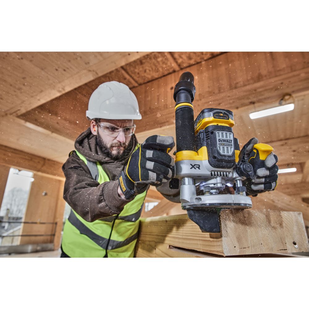 Аккумуляторный фрезер DEWALT DCW620NT, 18 В, 23000 об/мин, без АКБ и ЗУ, в кейсе TSTAK (DCW620NT-XJ)