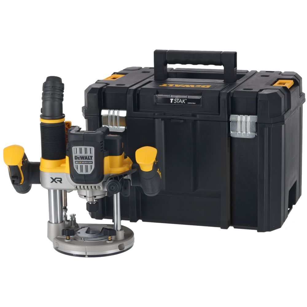 Аккумуляторный фрезер DEWALT DCW620NT, 18 В, 23000 об/мин, без АКБ и ЗУ, в кейсе TSTAK (DCW620NT-XJ)