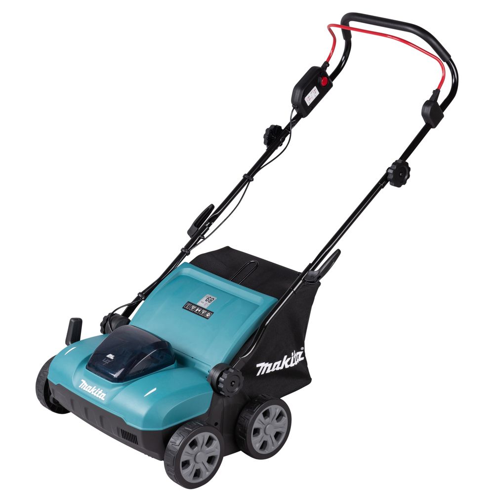 Аккумуляторный скарификатор-аэратор Makita DUV320RT, 18 В, 32 см, 30 л, с АКБ 5 Ач и ЗУ