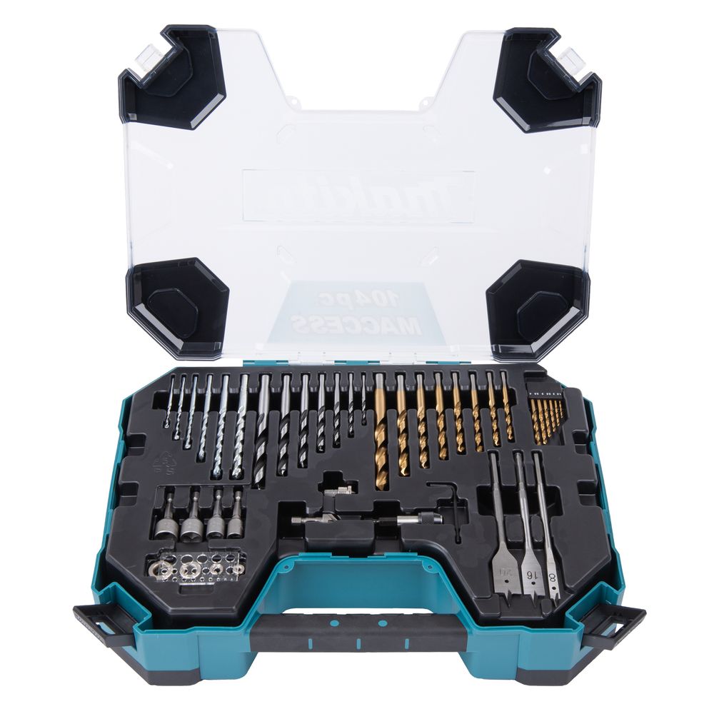 Набор ручного инструмента и оснастки Makita MACCESS E-22604, 104 шт., в кейсe