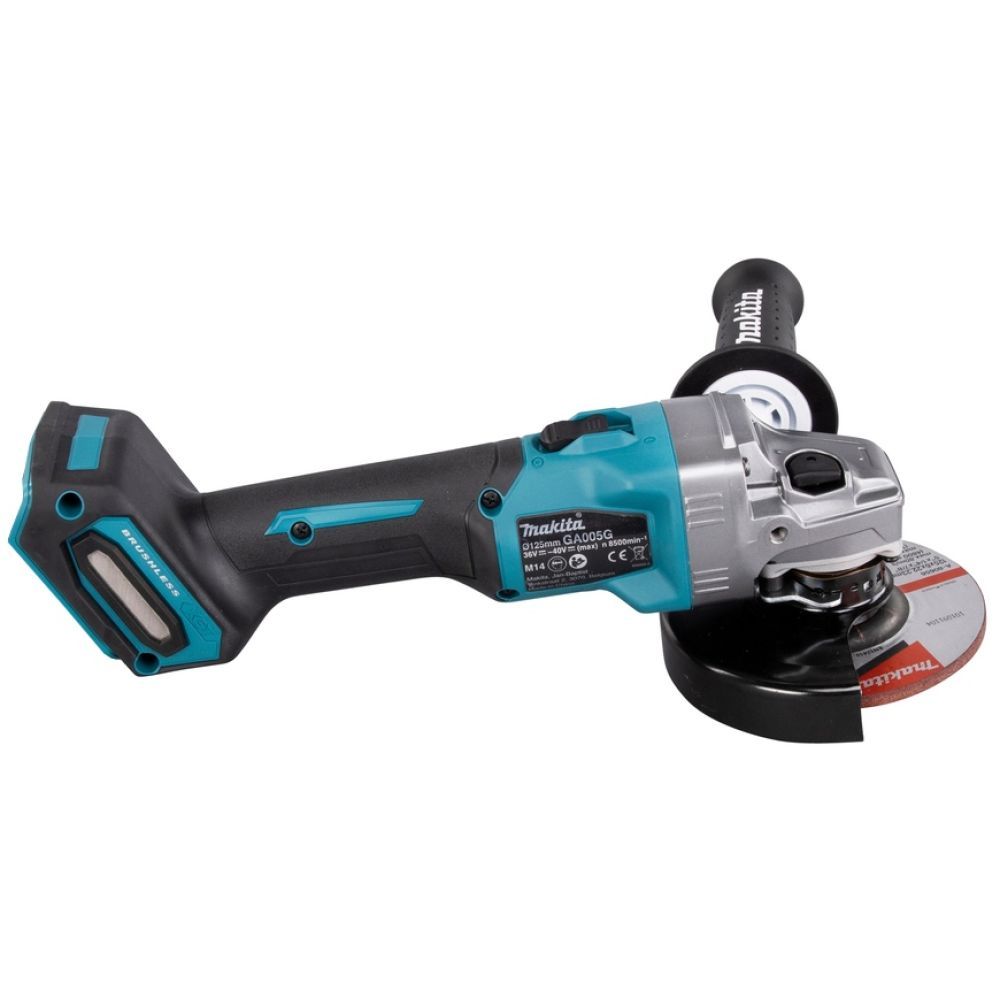 Аккумуляторный набор садовой техники Makita, 40 В: кусторез UH005 + угловая шлифмашина GA005, без АКБ и ЗУ
