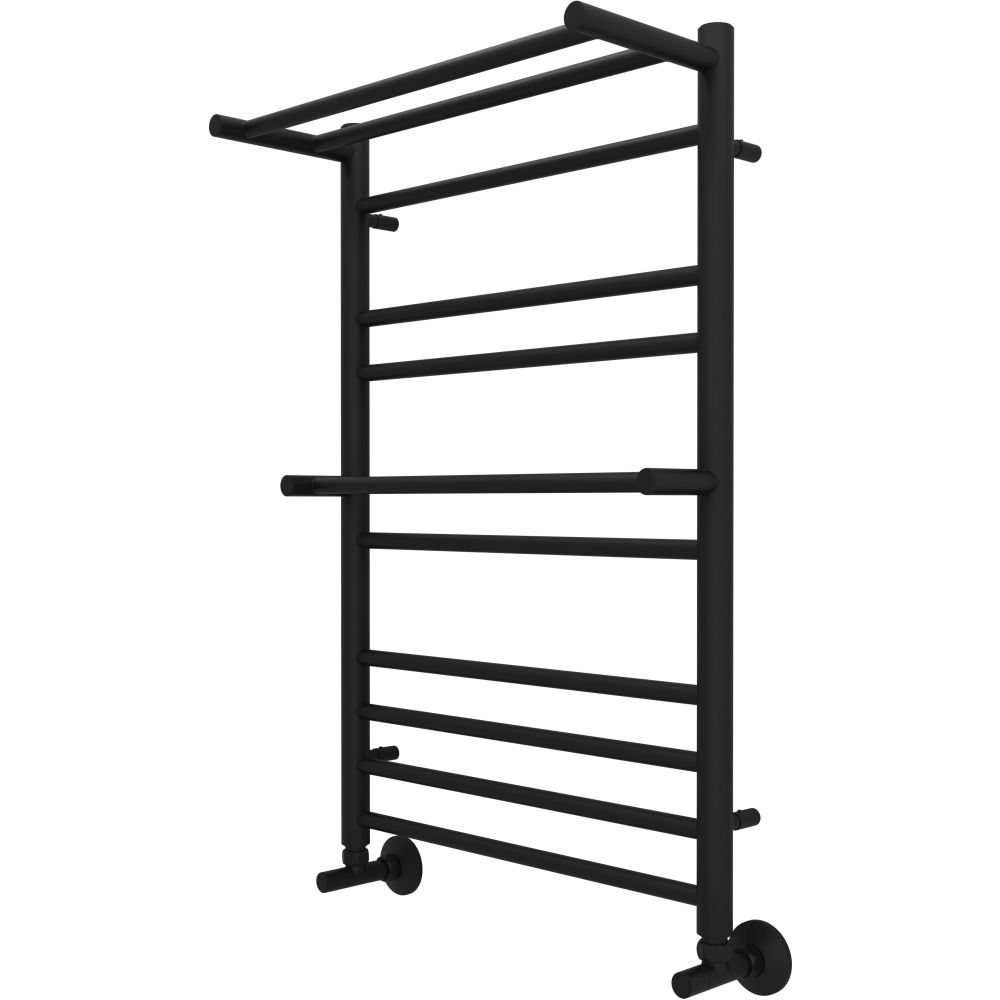 Полотенцесушитель водяной Aquatek Альфа П10 500x800, черный муар AQ RRP1080BL