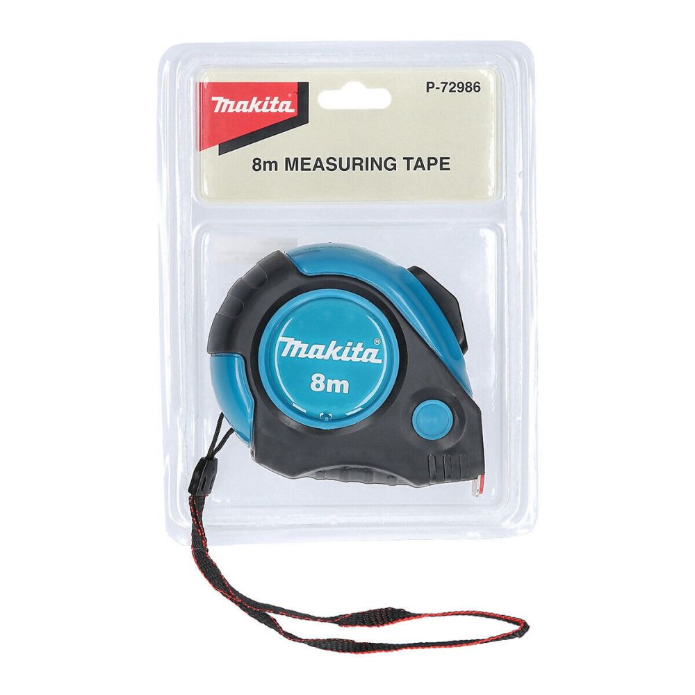 Рулетка Makita, магнитная, 8 м х 25 мм, P-72986