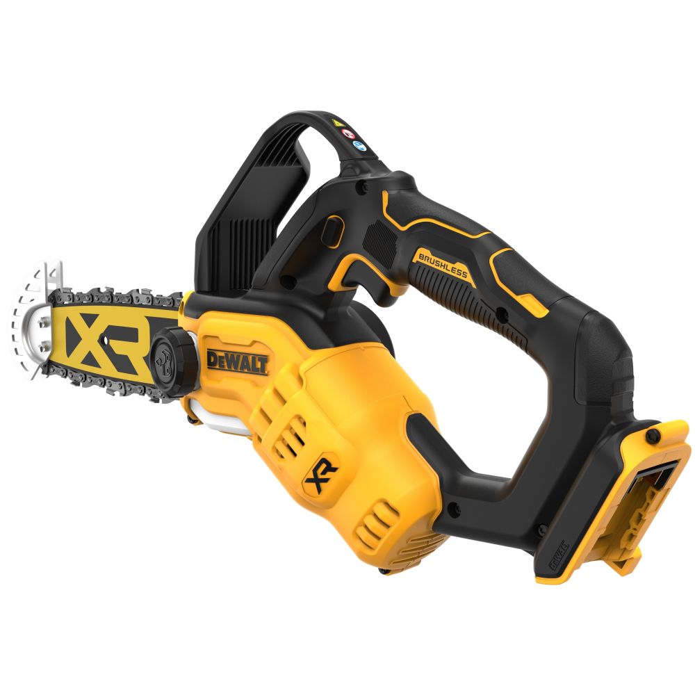 Аккумуляторная цепная пила DEWALT DCMPS520P1, 18 В, 20 см, 8.6 м/с, с АКБ 5 Ач и ЗУ (DCMPS520P1-QW)