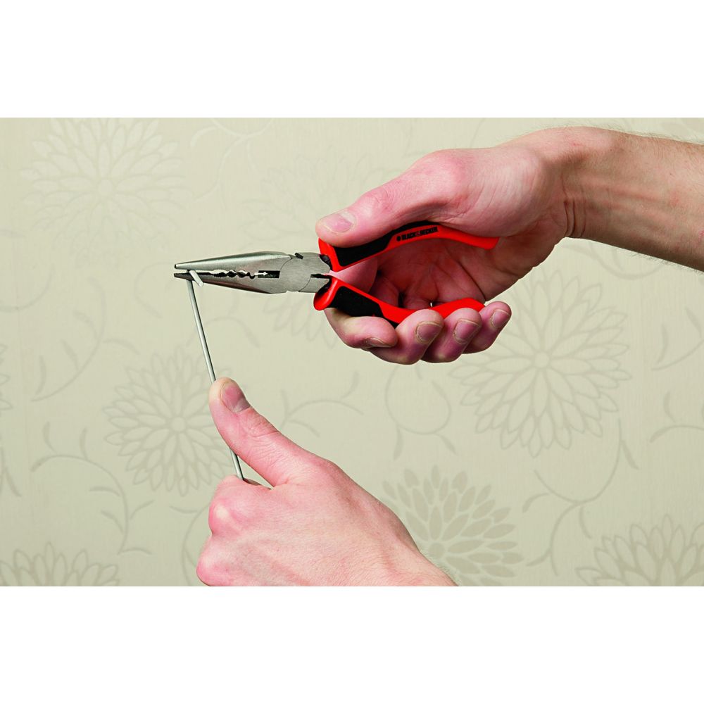 Плоскогубцы с удлиненными губками BLACK+DECKER BDHT0-71620, 150мм