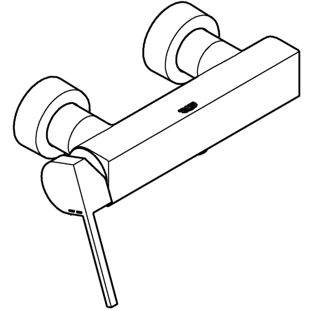 Смеситель для душа GROHE Plus, хром (33577003)
