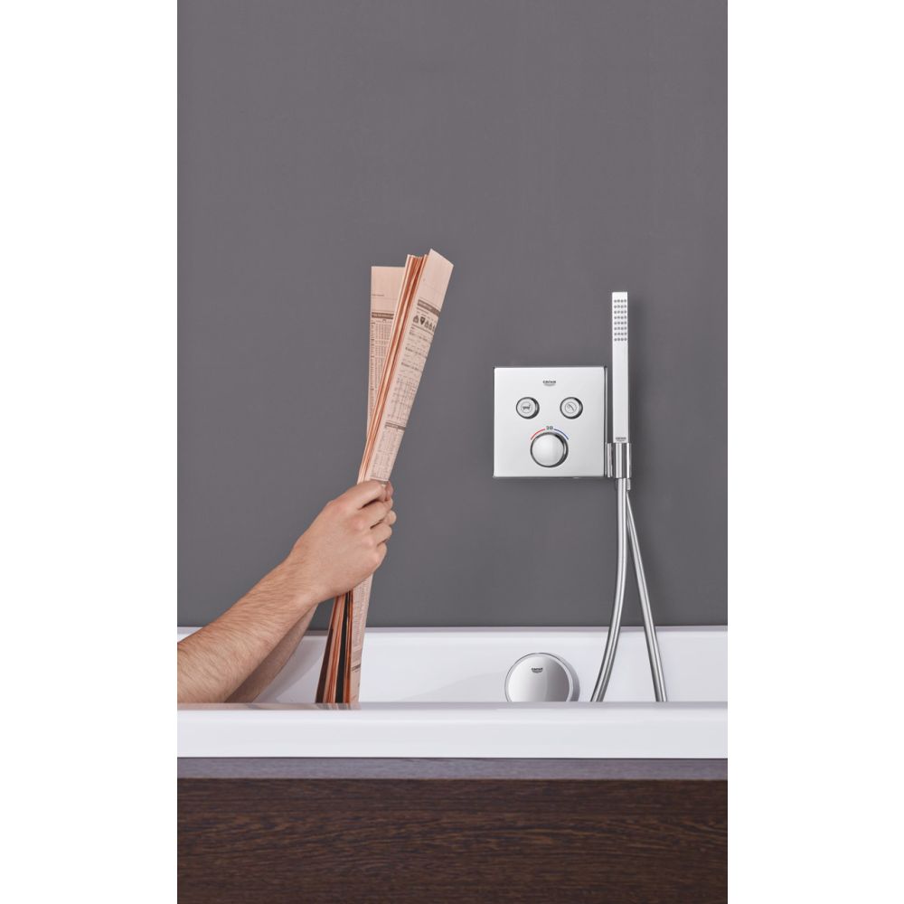 Внешняя часть термостата для душа GROHE Grohtherm SmartControl на 2 потребителя, хром (29125000)