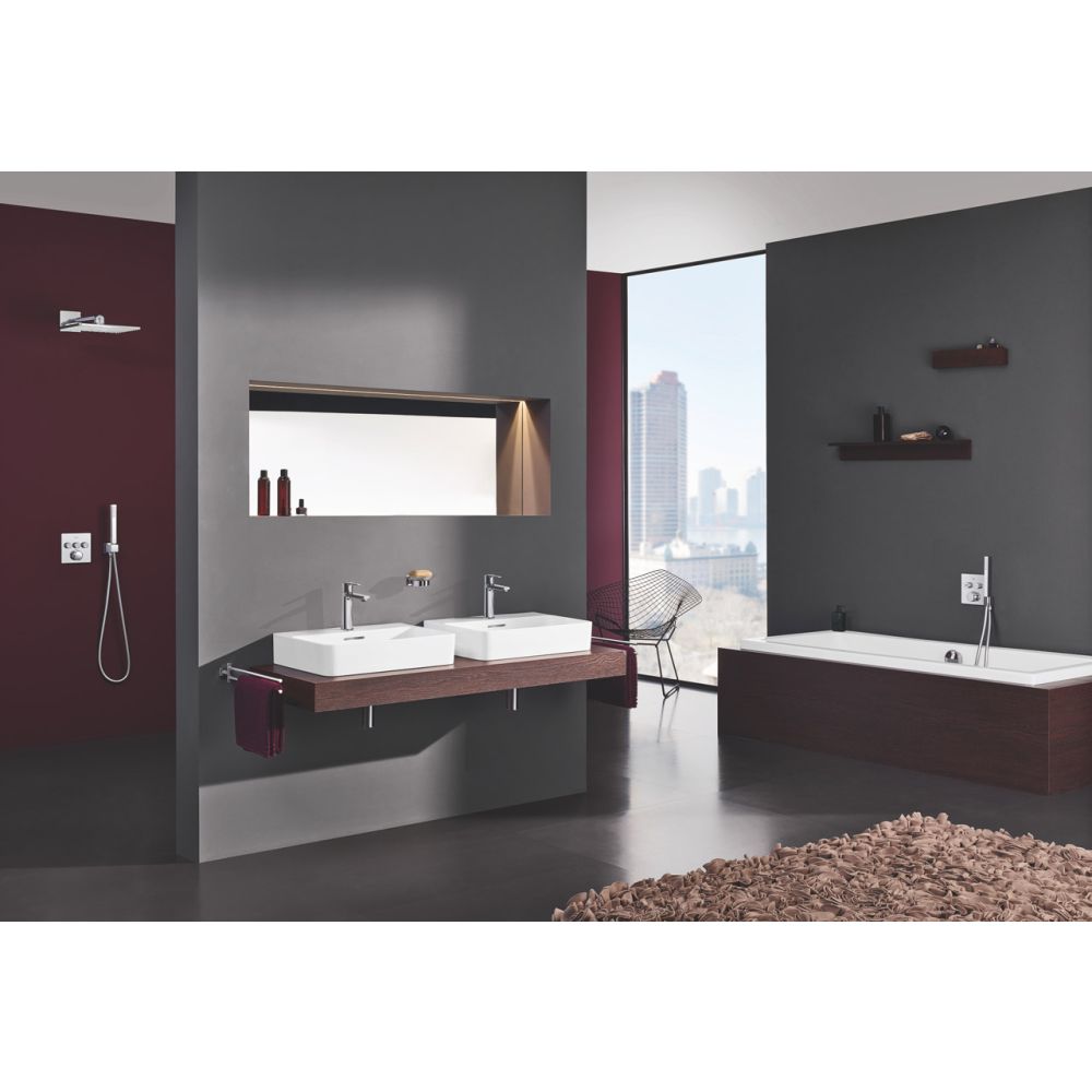 Внешняя часть термостата для душа GROHE Grohtherm SmartControl на 2 потребителя, хром (29125000)