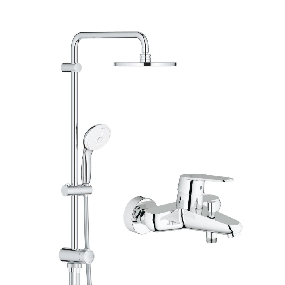 Душевая система GROHE Tempesta System 200 со смесителем для ванны, хром (NB0071)