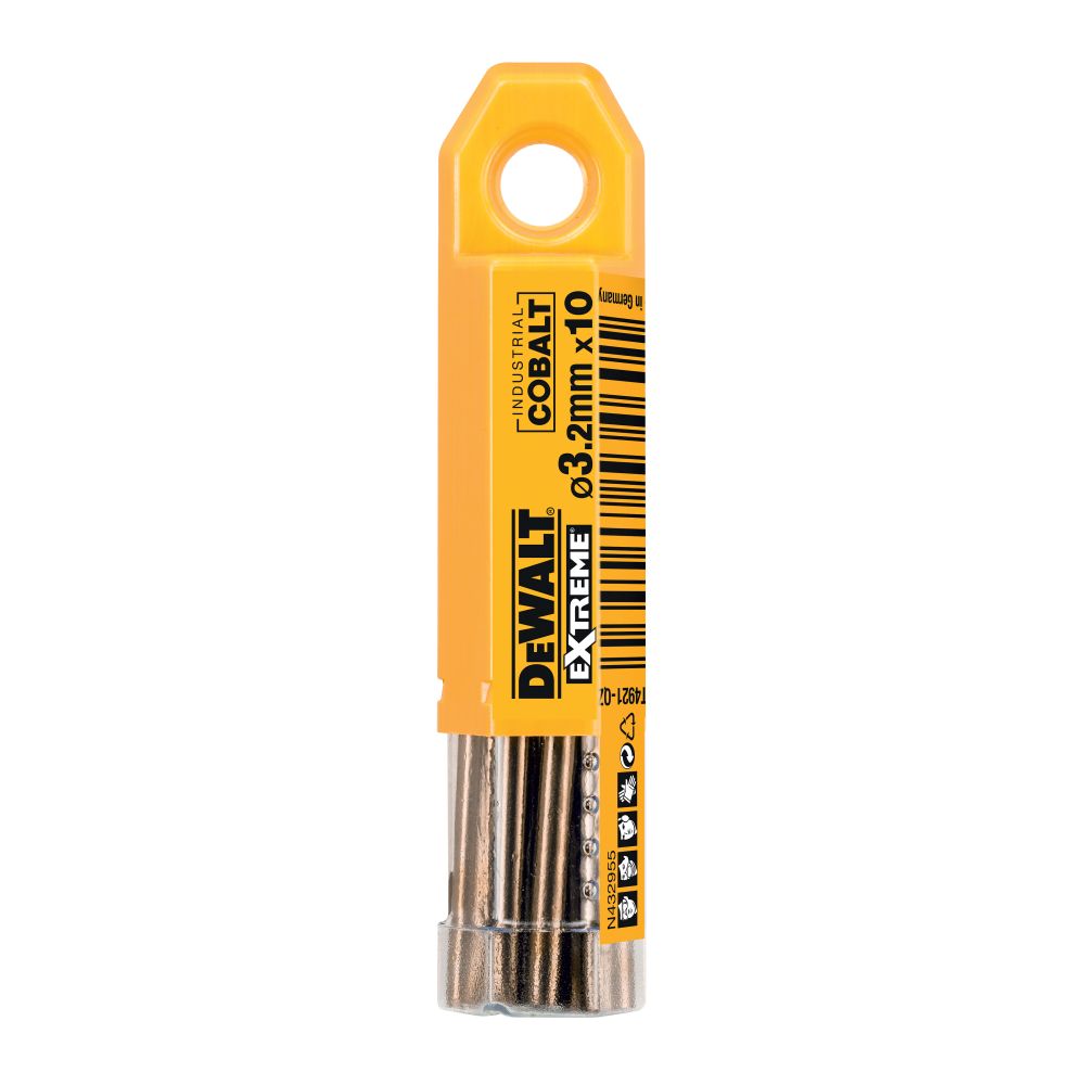 Сверло DEWALT DT4923, по металлу COBALT 5%, 3.5 x 70 x 39 мм, 10 шт.