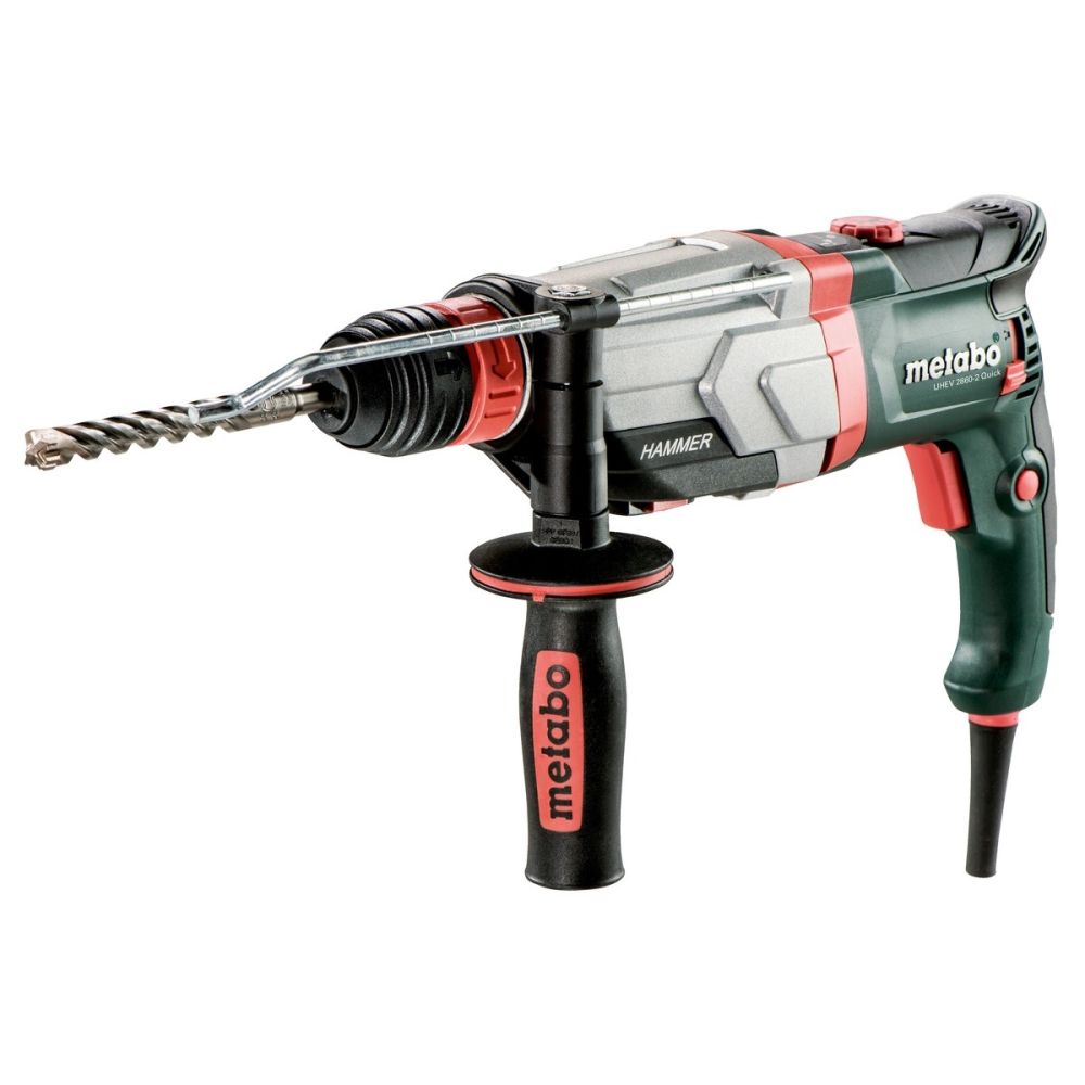 Перфоратор Metabo UHEV 2860-2 Quick, 1100 Вт, 3.4 Дж, 4500 уд/мин, 2100 об/мин, в кейсе, 600713500