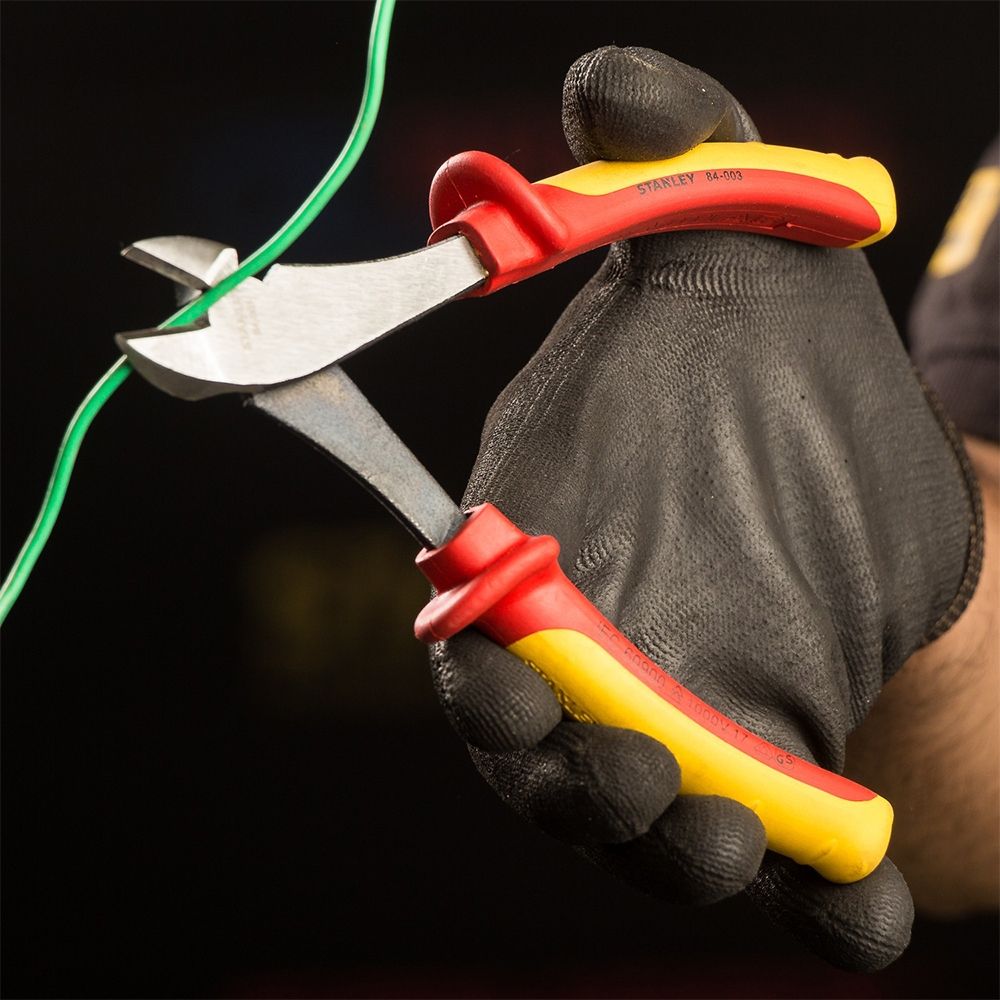 Кусачки электрика диагональные STANLEY 0-84-003, 180 мм/1000 В