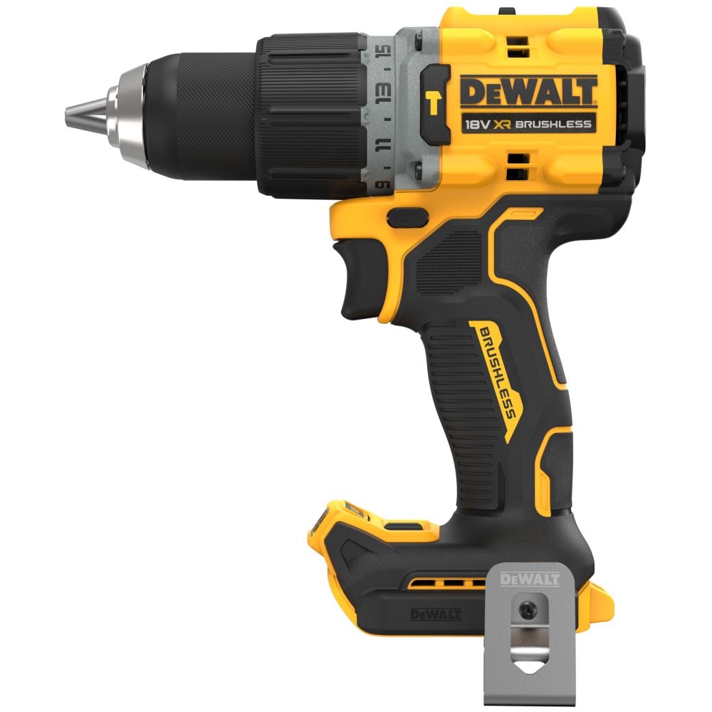 Аккумуляторная ударная дрель-шуруповерт DEWALT DCD805E2T, 18 В, 2000 об/мин, 34000 уд/мин, с 2 АКБ 1.7 Ач и ЗУ, в кейсе TSTAK (DCD805E2T-QW)