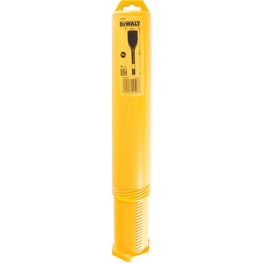 Зубило плоское DEWALT DT6945, 19 мм, HEX, 450 x 60 мм