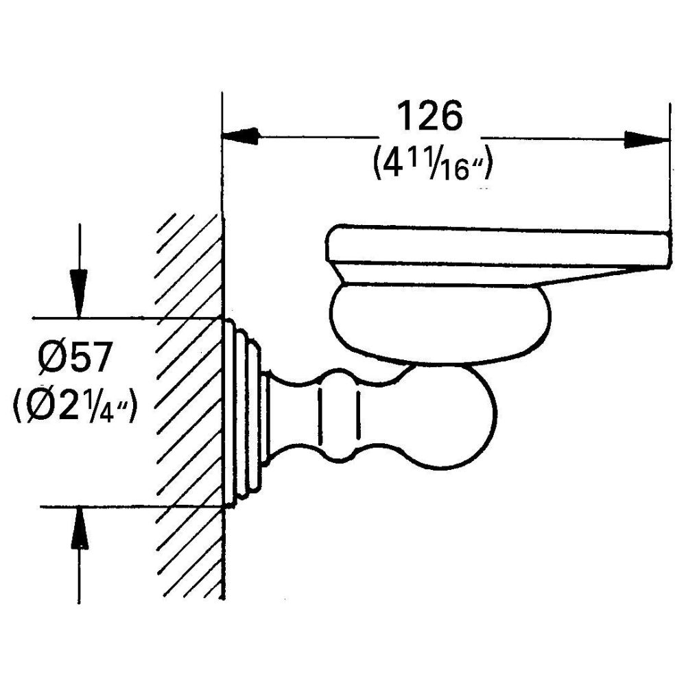 Держатель для мыльницы GROHE Sinfonia, хром (40045000)