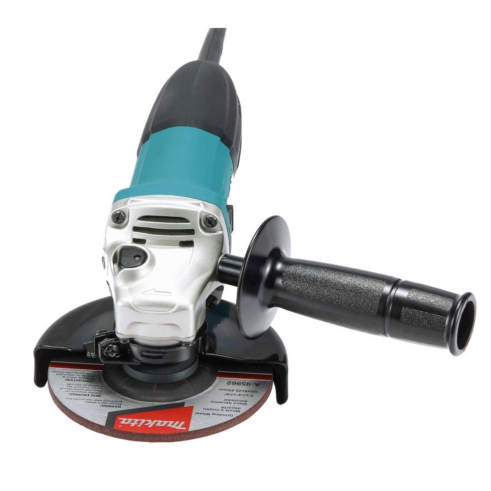 Угловая шлифмашина Makita GA5030RX9, 720 Вт, 125 мм, 11000 об/мин, с 5 дисками