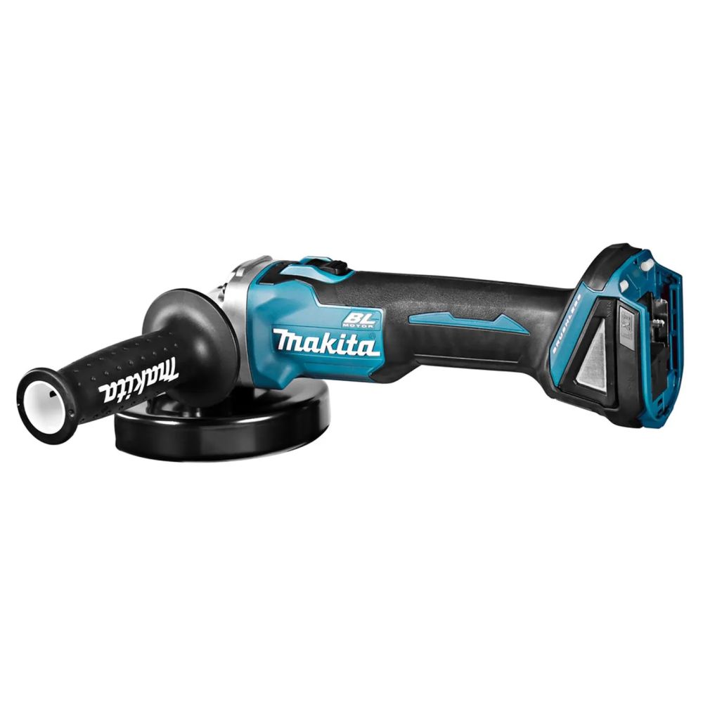 Угловая шлифмашина Makita DGA504RT, 18 В, 125 мм, 8500 об/мин, с АКБ 5 Ач и ЗУ, в кейсе