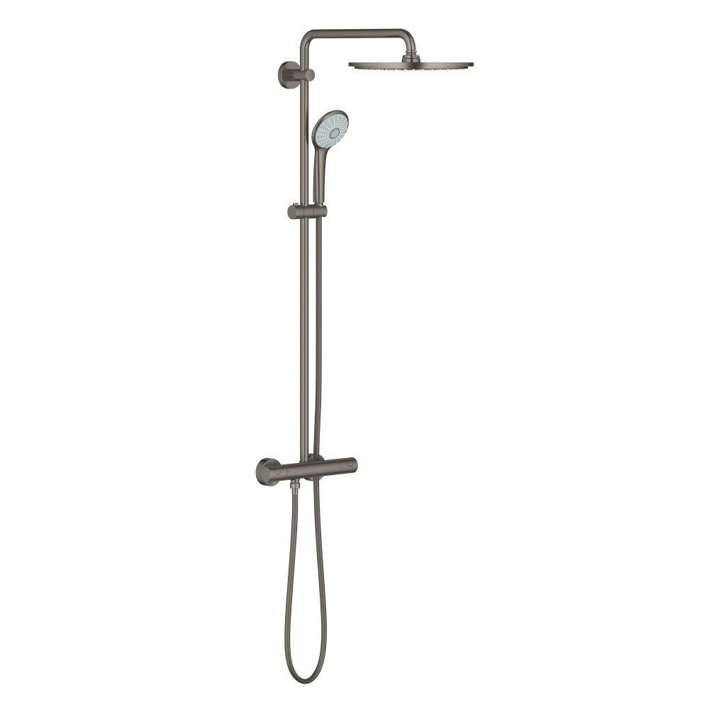 Душевая система GROHE Euphoria System 310 с термостатом для душа, темный графит матовый (26075AL0)