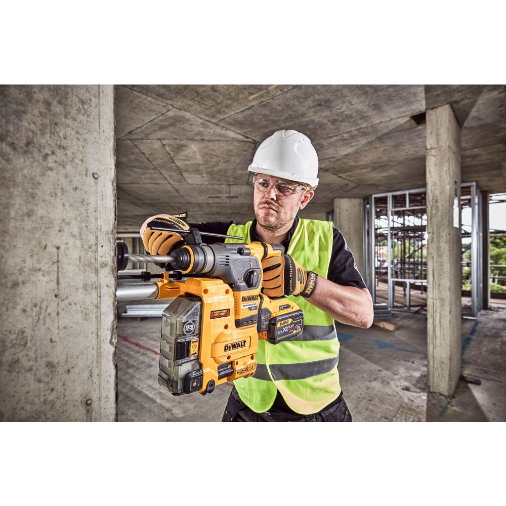 Аккумуляторный перфоратор DEWALT DCH335X2, 54 В, 3.5 Дж, 4480 уд/мин, с 2 АКБ 3 Ач и ЗУ, в кейсе (DCH335X2-QW)