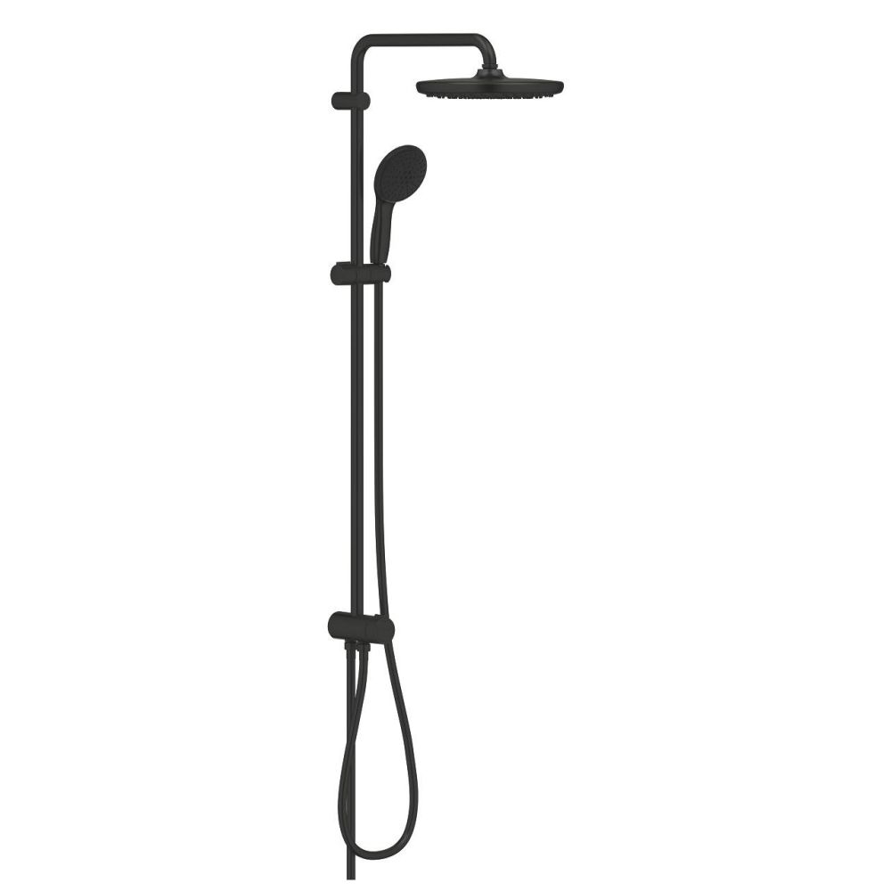Душевая система GROHE Tempesta System 250 Flex с переключателем, матовый чёрный (269792431)