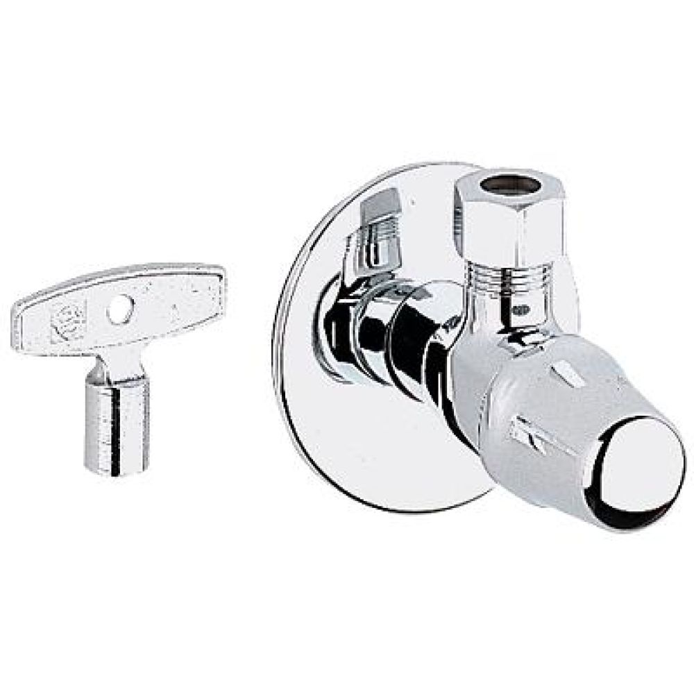 Вентиль угловой 1/2 дюйма GROHE Atlanta, хром (22917000)