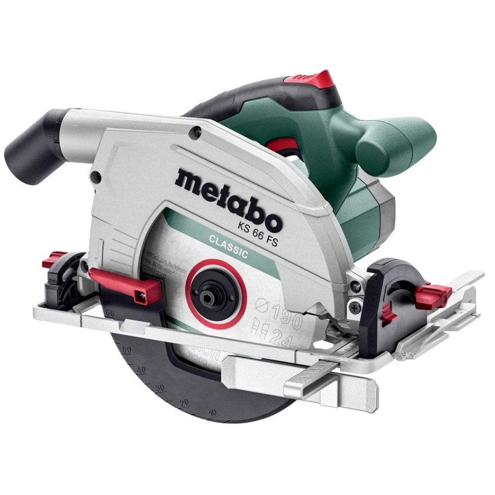 Дисковая пила Metabo KS 66 FS, 1500 Вт, 190 мм, 5000 об/мин (601066000)