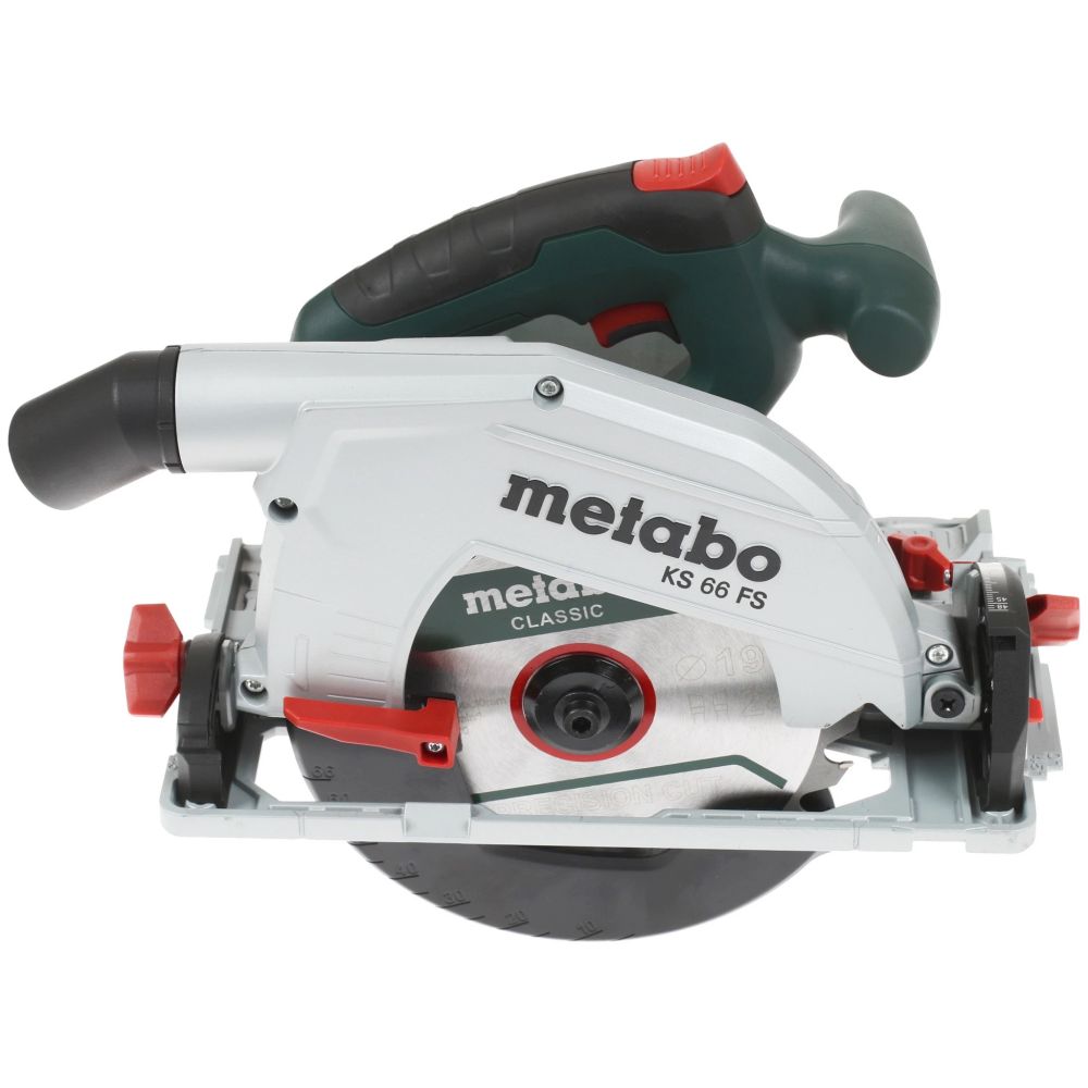 Дисковая пила Metabo KS 66 FS, 1500 Вт, 190 мм, 5000 об/мин (601066000)