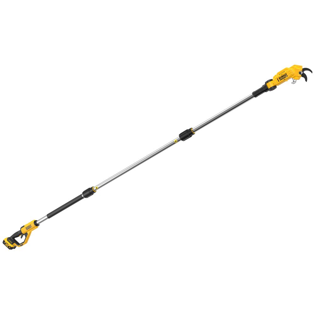 Аккумуляторный высотный секатор DEWALT DCMPP569P1, 18 В, рез до 38 мм, с АКБ 5 Ач и ЗУ (DCMPP569P1-QW)