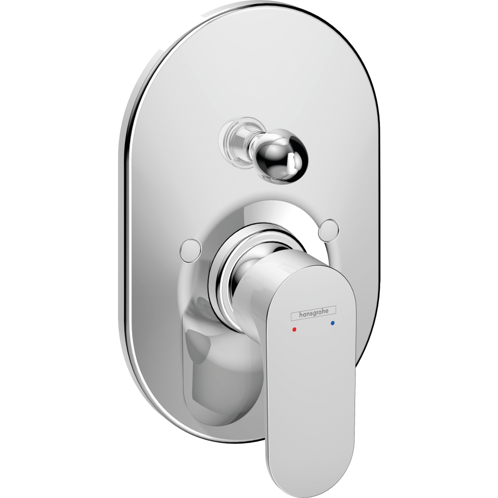 Внешняя часть смесителя для ванны hansgrohe Rebris S скрытого монтажа 72449000, хром
