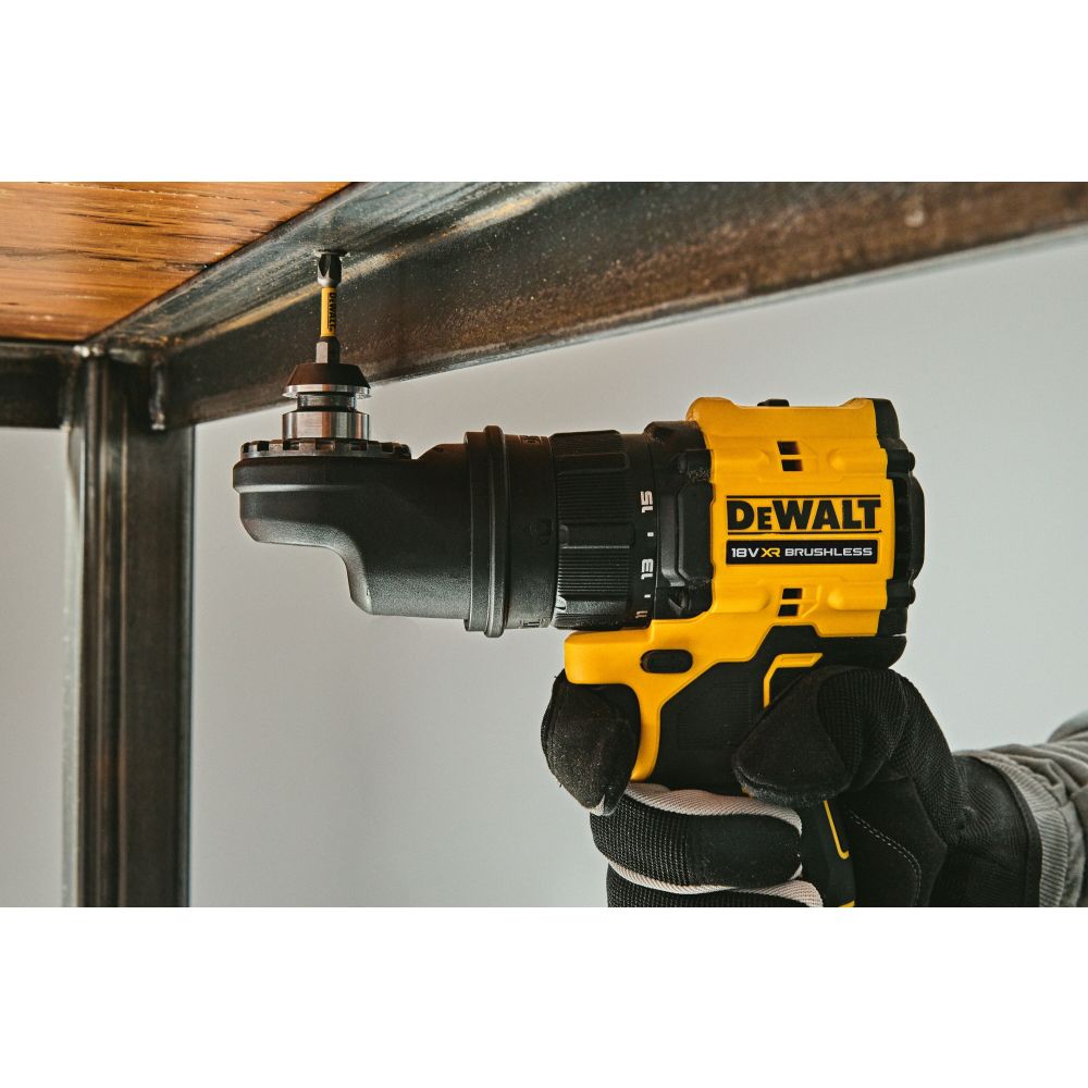 Аккумуляторная дрель-шуруповерт DEWALT DCD803NT, 18 В, 1650 об/мин, с комплектом насадок, в кейсе TSTAK (DCD803NT-XJ)