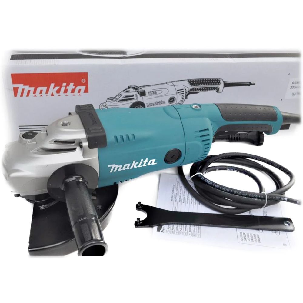 Угловая шлифмашина Makita GA9020SF, 2200 Вт, 230 мм, 6600 об/мин