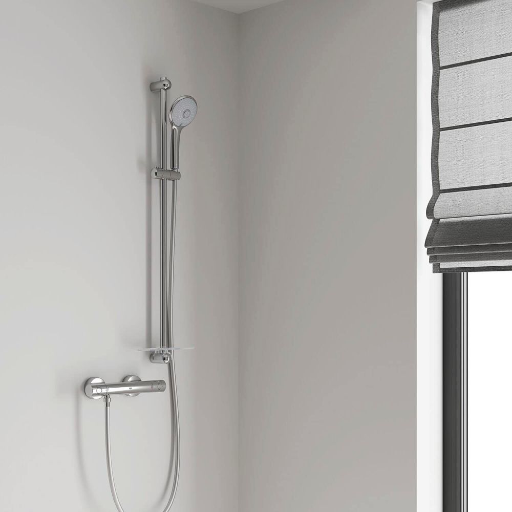 Душевой гарнитур GROHE Euphoria 110 Massage с мыльницей, 3 режима струи, душевая штанга 900 мм, 16.6 л/мин, хром (27226001)
