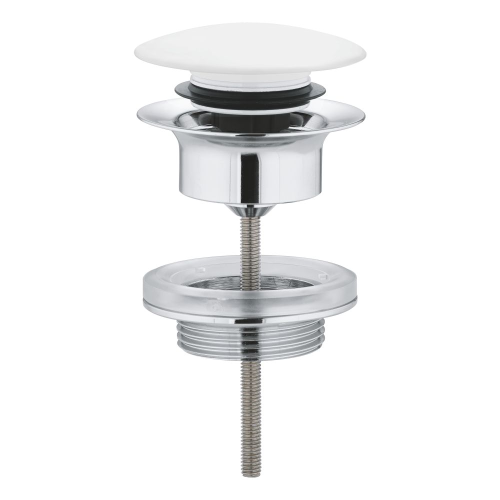 Донный клапан для раковины GROHE, белая луна (65807LS0)