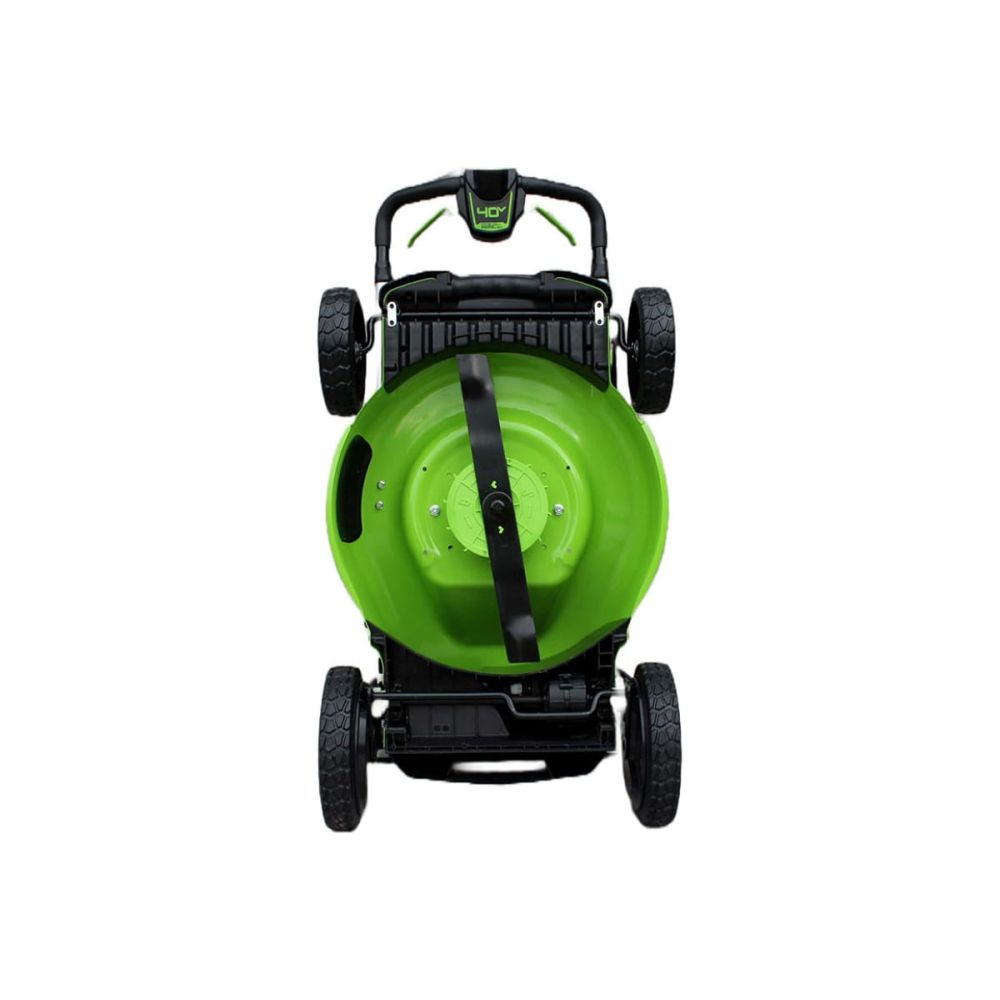 Аккумуляторная газонокосилка Greenworks, 40 В, 48 см, 55 л, c АКБ 4 Ач и ЗУ, 2517407UB