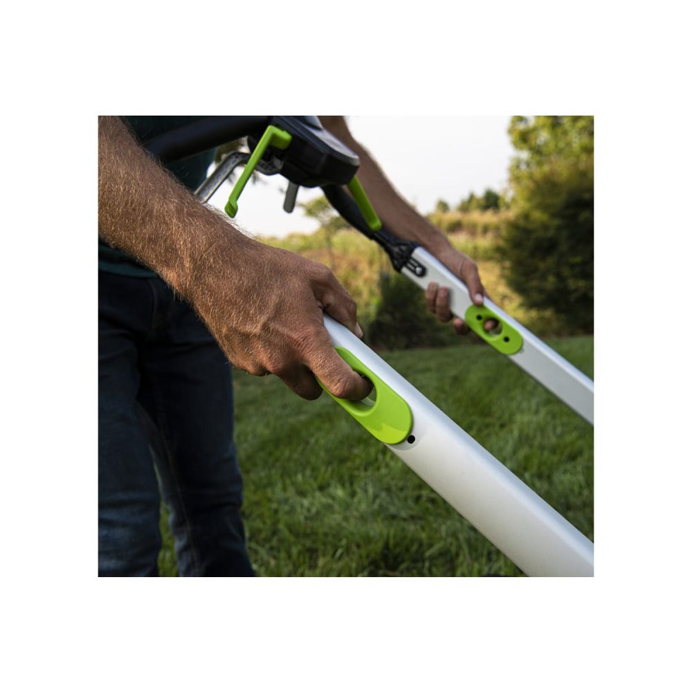 Аккумуляторная газонокосилка Greenworks, 40 В, 48 см, 55 л, c АКБ 4 Ач и ЗУ, 2517407UB