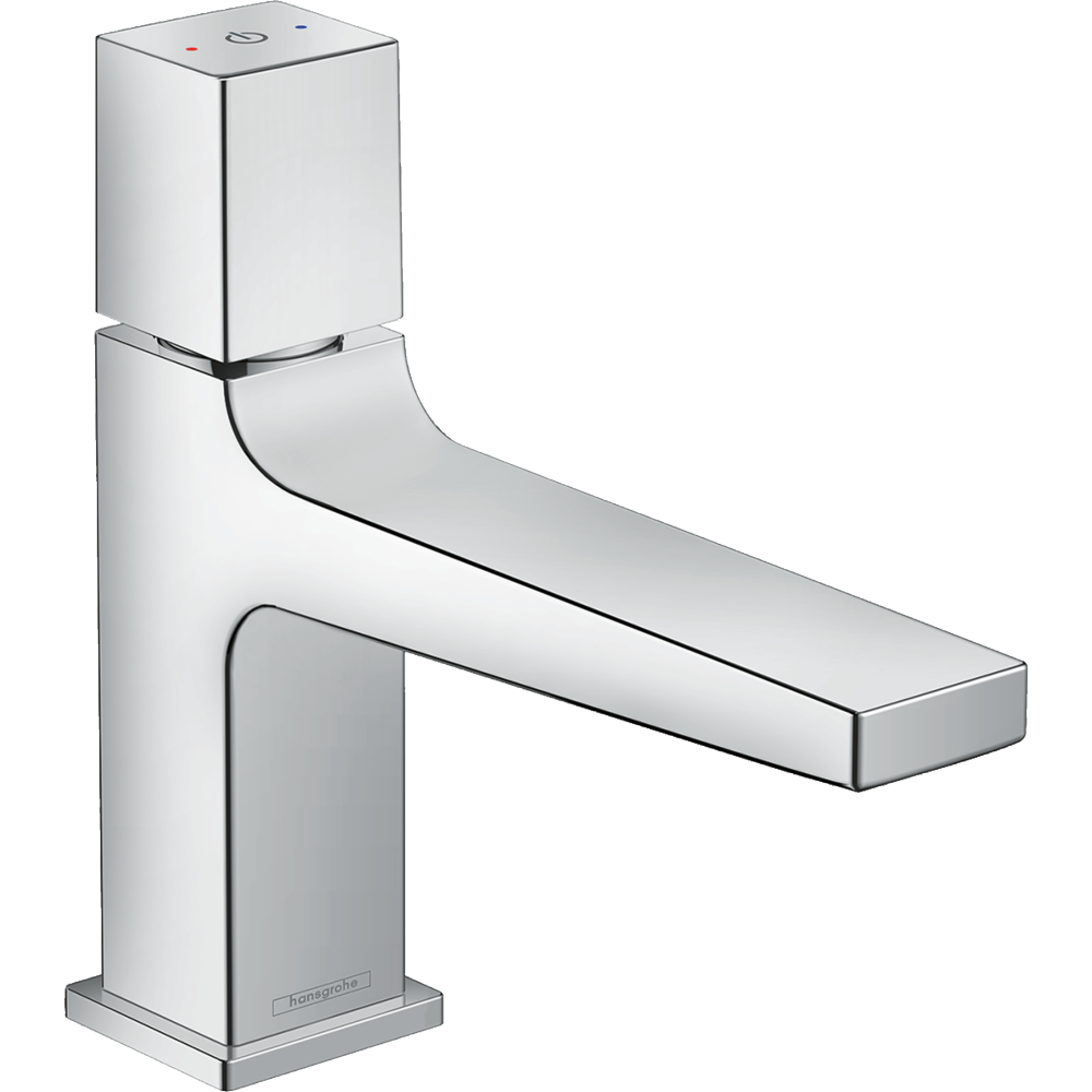 Смеситель для раковины hansgrohe Metropol 100, с рукояткой Select, со сливным клапаном Push-Open 32570000, хром