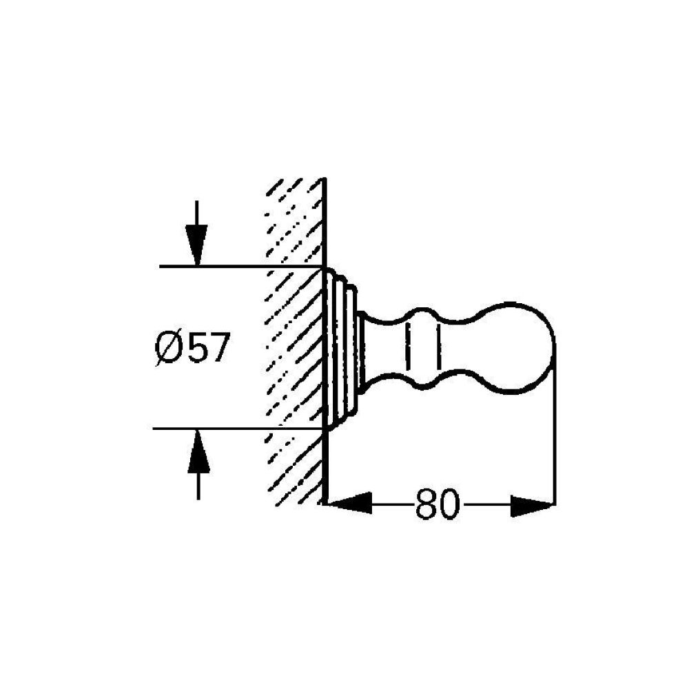 Крючок для халата GROHE Sinfonia, хром (40052000)
