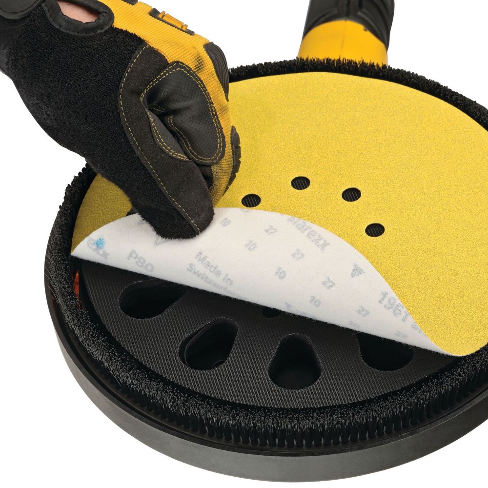 Аккумуляторная эксцентриковая шлифмашина для стен DEWALT DCE800T2, 18 В, 225 мм, 1200 кол/мин, с 2 АКБ 6 Ач и ЗУ (DCE800T2-QW)