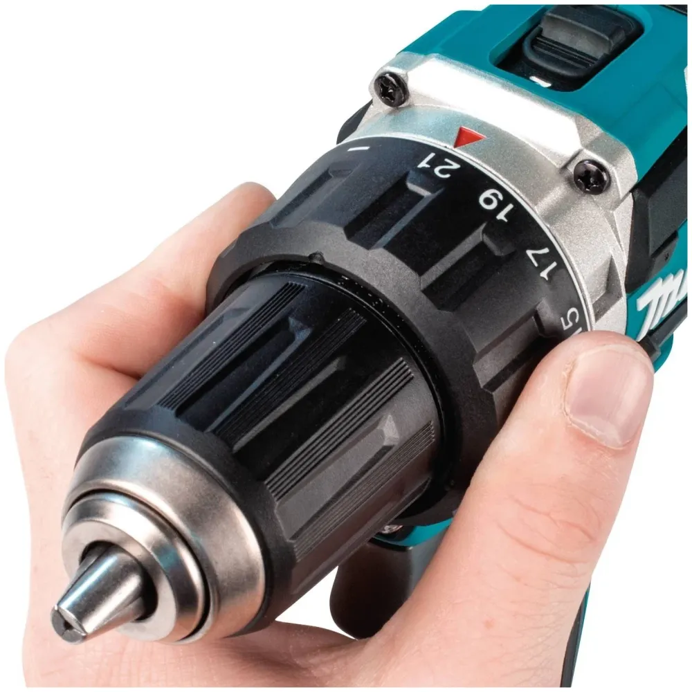 Аккумуляторная дрель-шуруповерт Makita, 18 В, 2000 об/мин, c 2 АКБ 4 Ач и ЗУ, в кейсе, DDF484RME