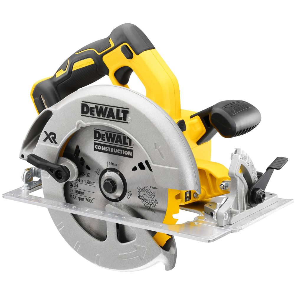 Аккумуляторная дисковая пила DEWALT DCS570NT, 18 В, 184 мм, 5500 об/мин, без АКБ и ЗУ, в кейсе TSTAK (DCS570NT-XJ)